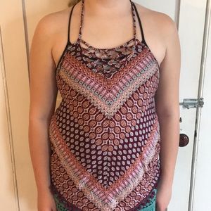 Around the neck tank top